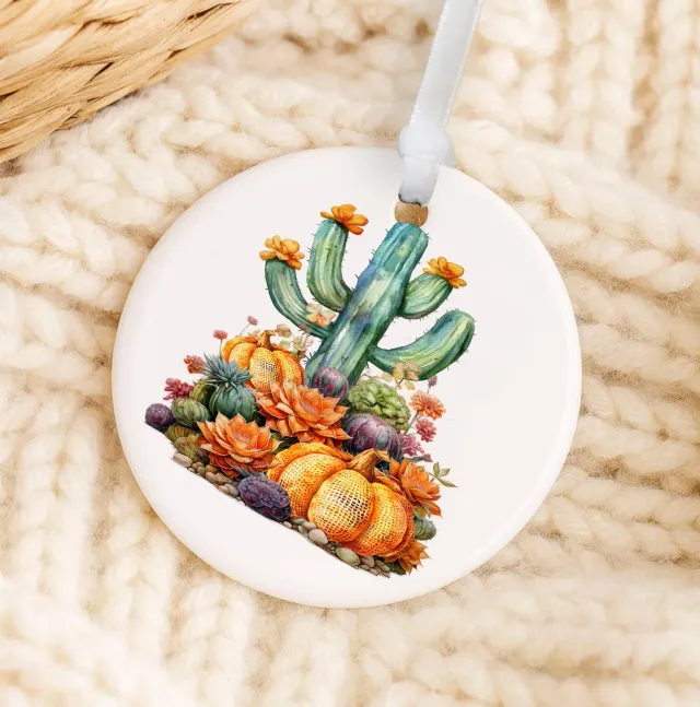 Avery Lane Gifts Fall Pumpkin Saratoga ornament porcelæn