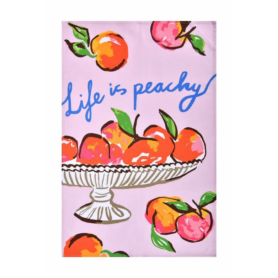 Ulster Weavers Summer Fruits viskestykke pink bomuld