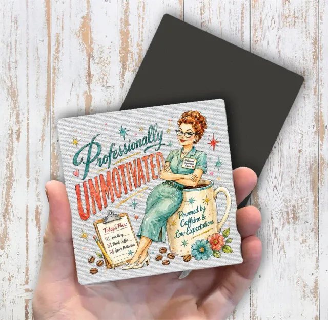 Avery Lane Gifts Housewives køleskabsmagnet 10x10 cm