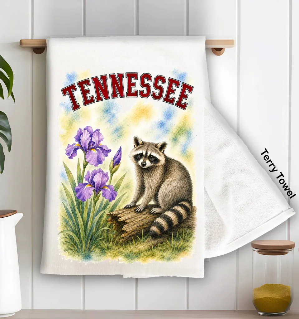 Avery Lane Gifts State Bird Tennessee køkkenhåndklæde
