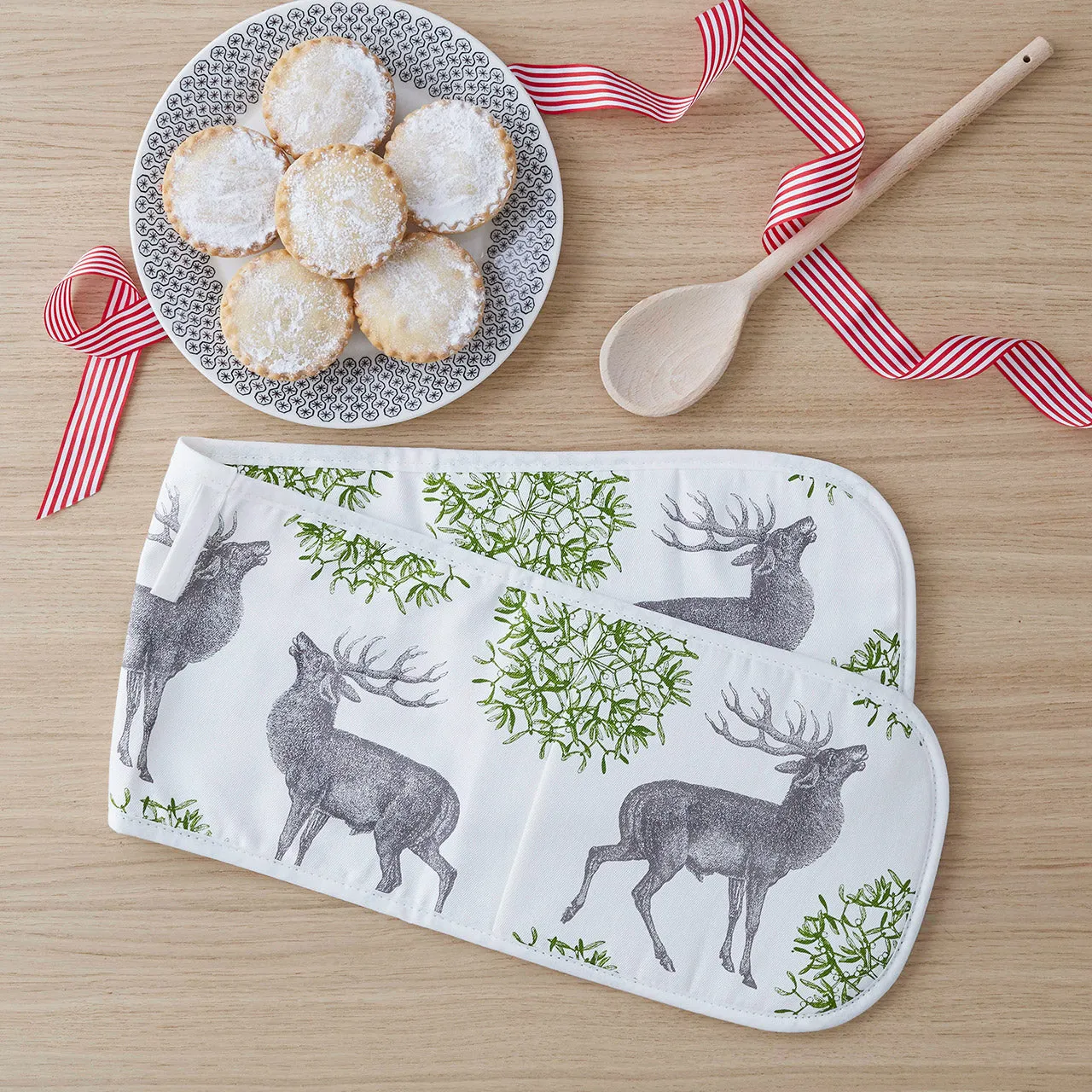Thornback & Peel Stag & Mistletoe ovnhandske dobbelt bomuld