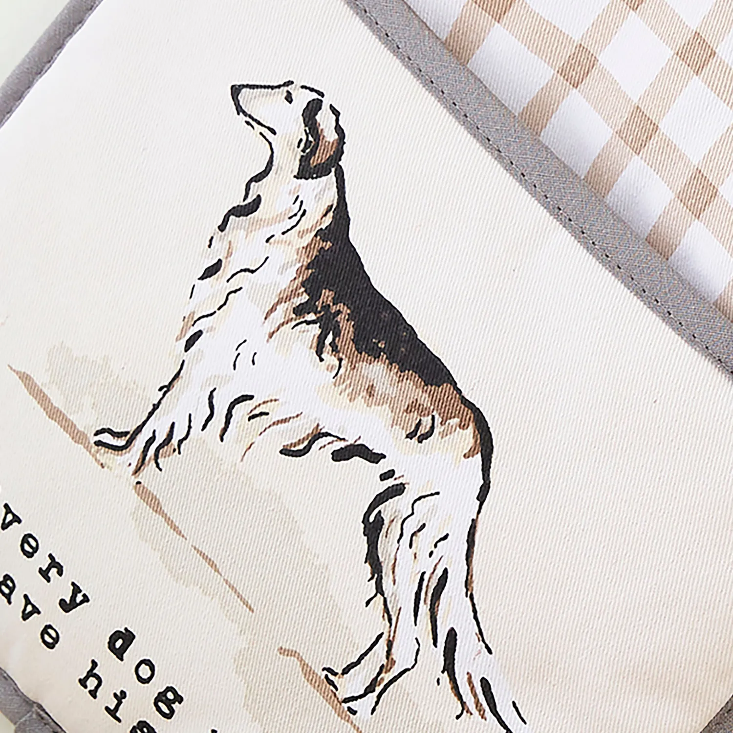 Ulster Weavers Country Dogs grydelap brun bomuld
