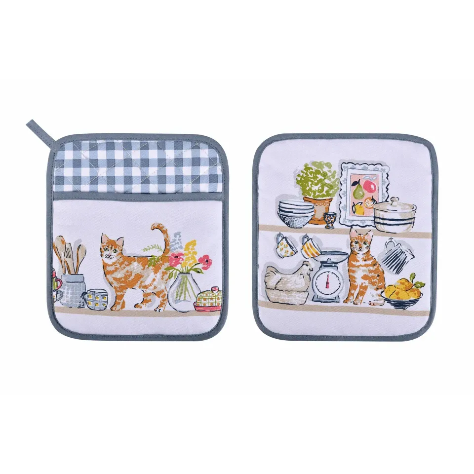 Ulster Weavers Pantry Cats grydelap bomuld 21x21 multicolour