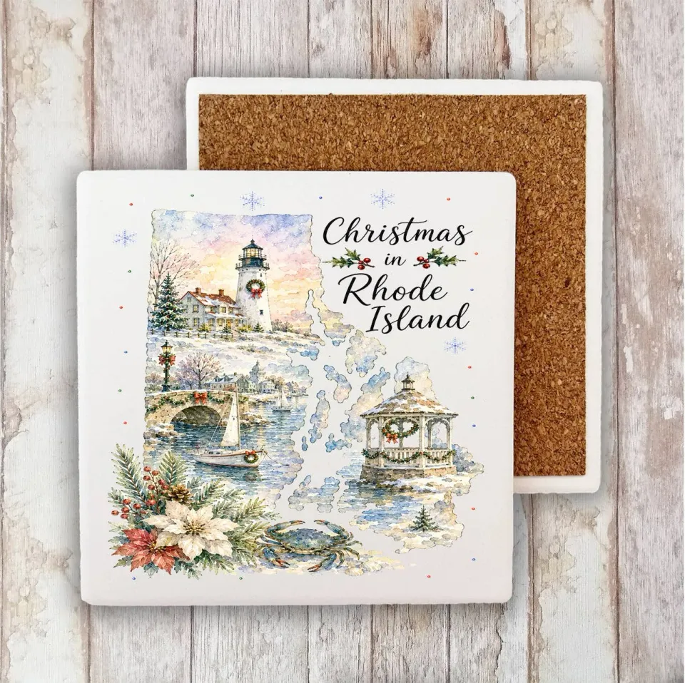 Avery Lane Gifts Rhode Island bordskåner 10 cm sten jul
