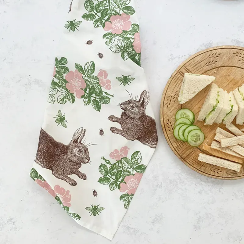 Thornback & Peel Rabbit & Rose viskestykke 47x77