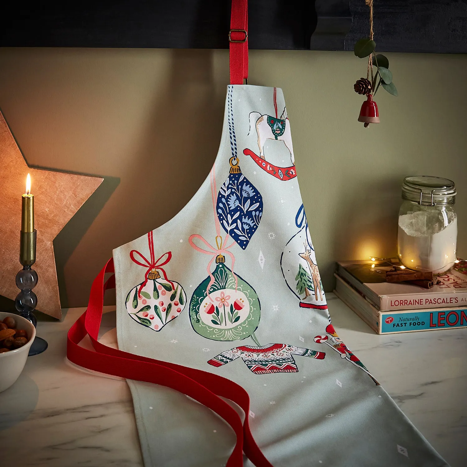 Ulster Weavers Christmas Ornaments forklæde bomuld multifarvet