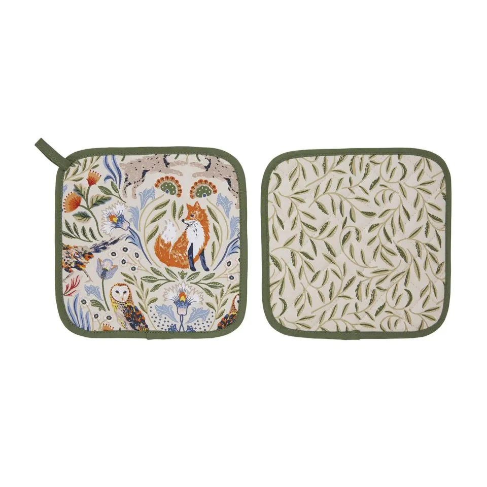 Ulster Weavers Blackthorn grydelap beige 21 cm bomuld