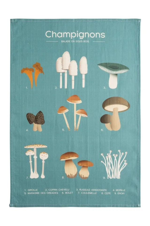 Coucke Woodland Walk viskestykke 50x75 hørblanding