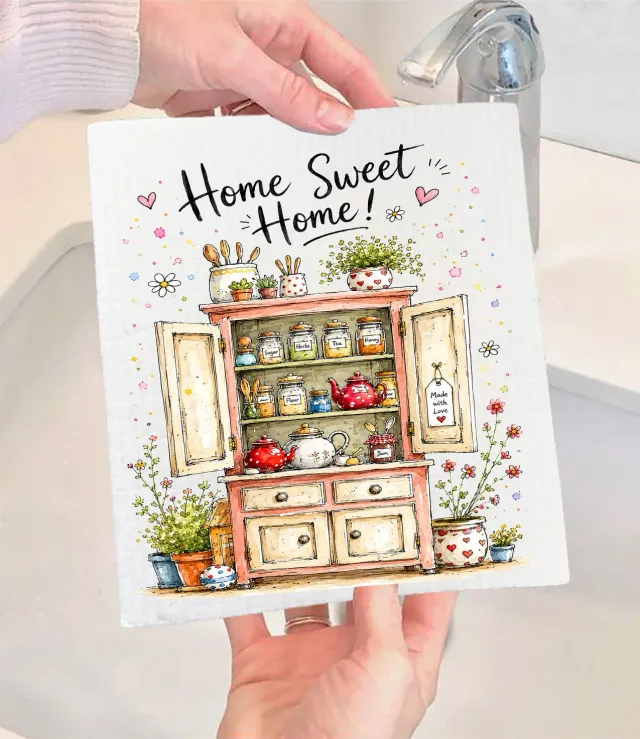 Avery Lane Gifts Home Sweet Home karklud svensk 17x20 cm