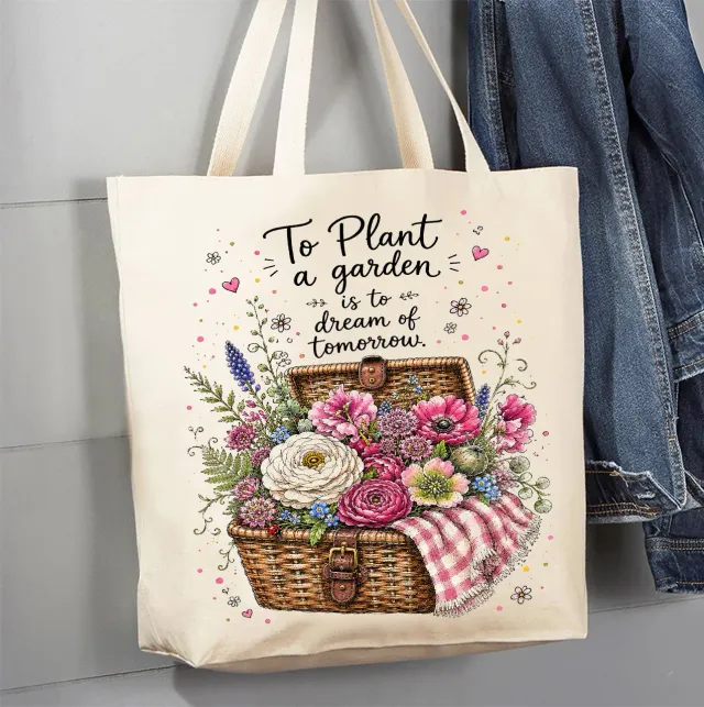 Avery Lane Gifts Plant a Garden mulepose bomuld