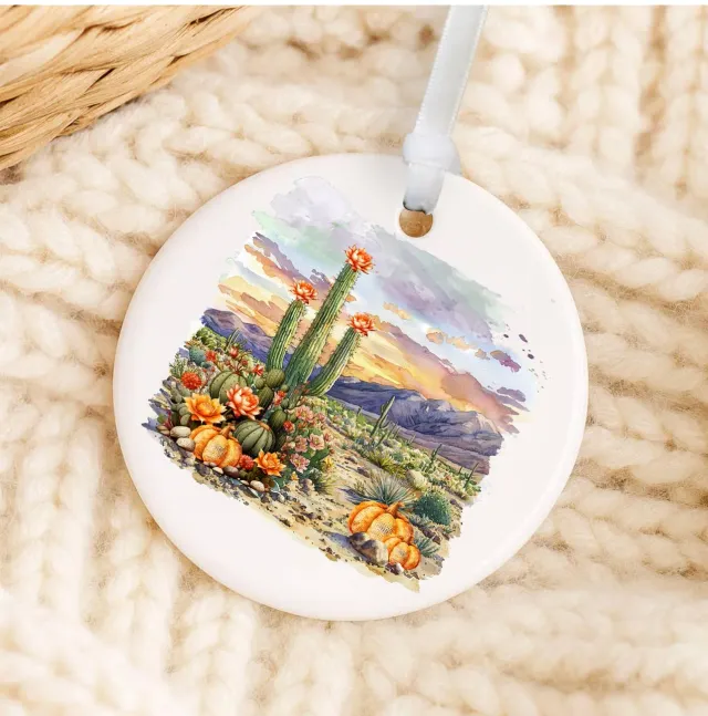 Avery Lane Gifts Fall Pumpkin Saratoga ornament porcelæn 7,6 cm