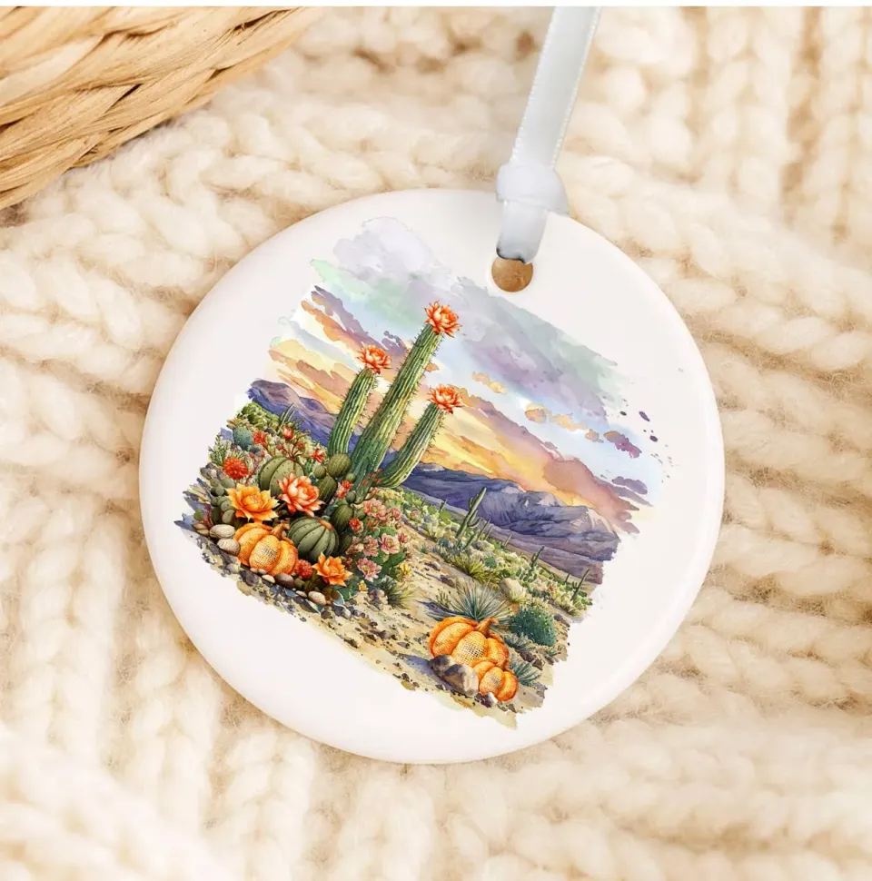 Avery Lane Gifts Fall Pumpkin Saratoga ornament porcelæn 7,6 cm