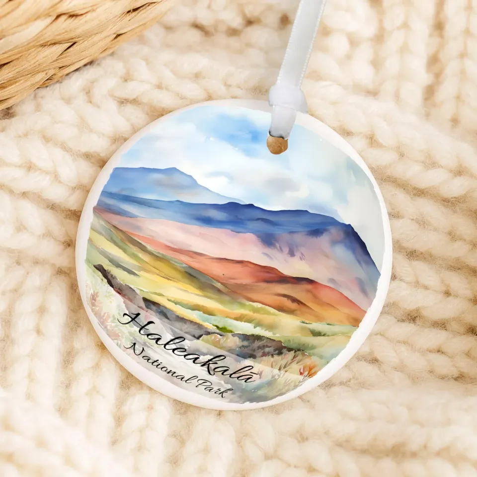Avery Lane Gifts Haleakala National Park Hawaii julepynt 7,5 cm porcelæn