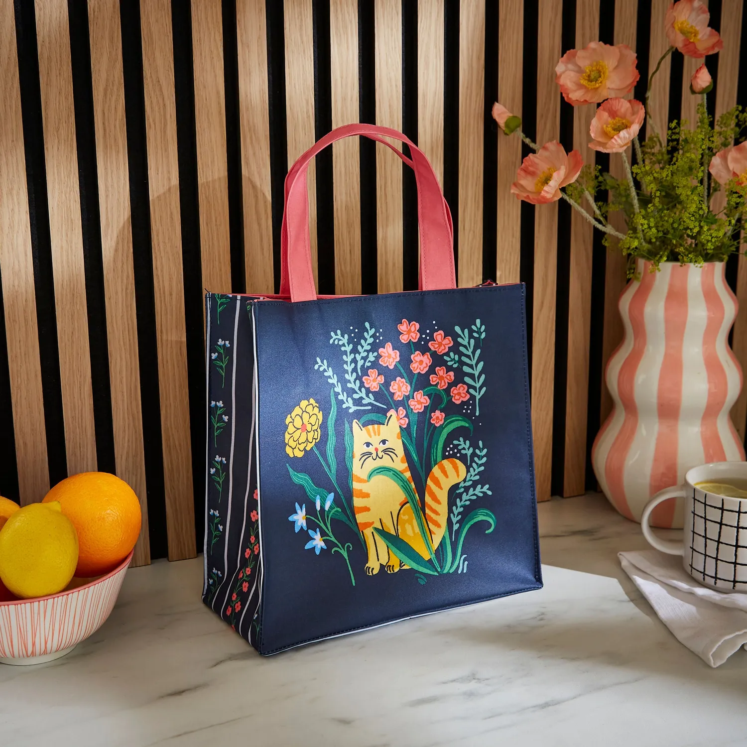 Ulster Weavers Marmalade Meadow shopper lille navy kat