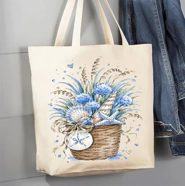 Avery Lane Gifts Coastal Blue Baskets Mulepose bomuld 41 cm