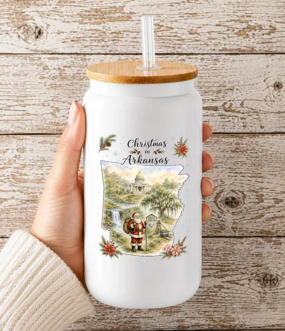 Avery Lane Gifts Christmas Arkansas glaskop 47 cl glas