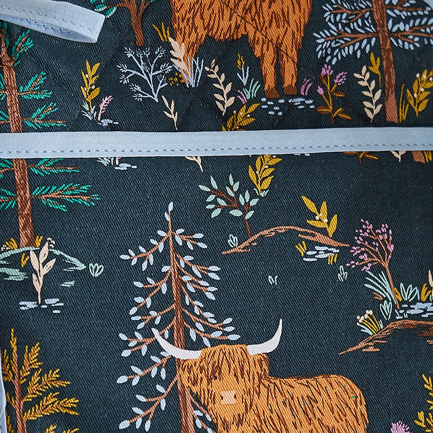 Ulster Weavers Connie the Cow grydehandske navy bomuld