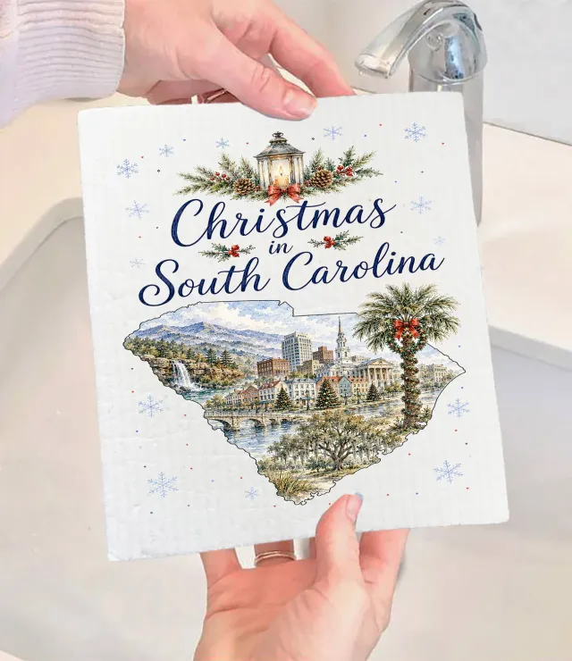 Avery Lane Gifts State Map South Carolina karklud 17x20 cm