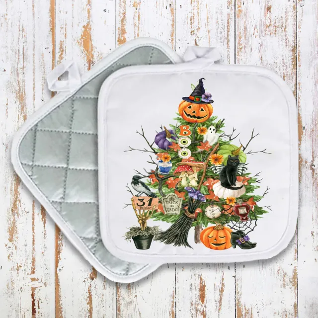 Avery Lane Halloween Trick or Treat grydelap 20x20 cm bomuld