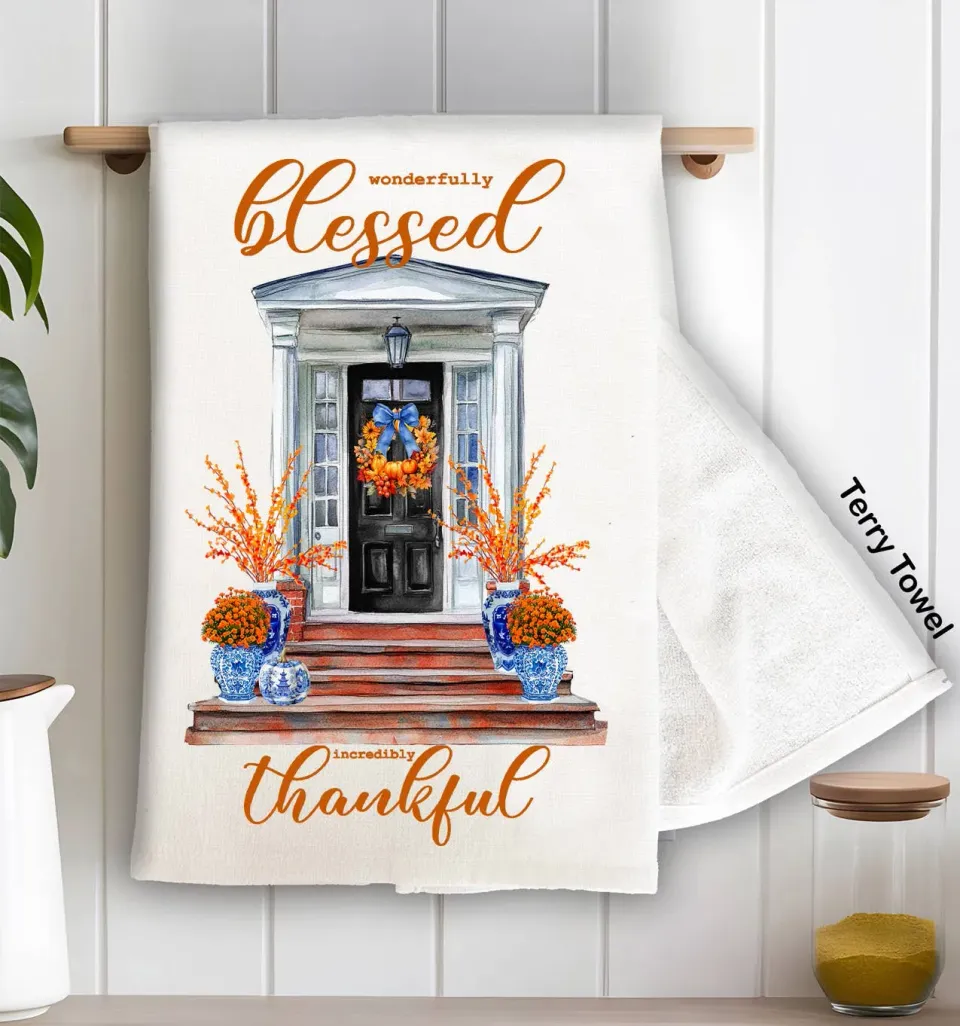 Avery Lane Gifts Wonderfully Blessed viskestykke terry