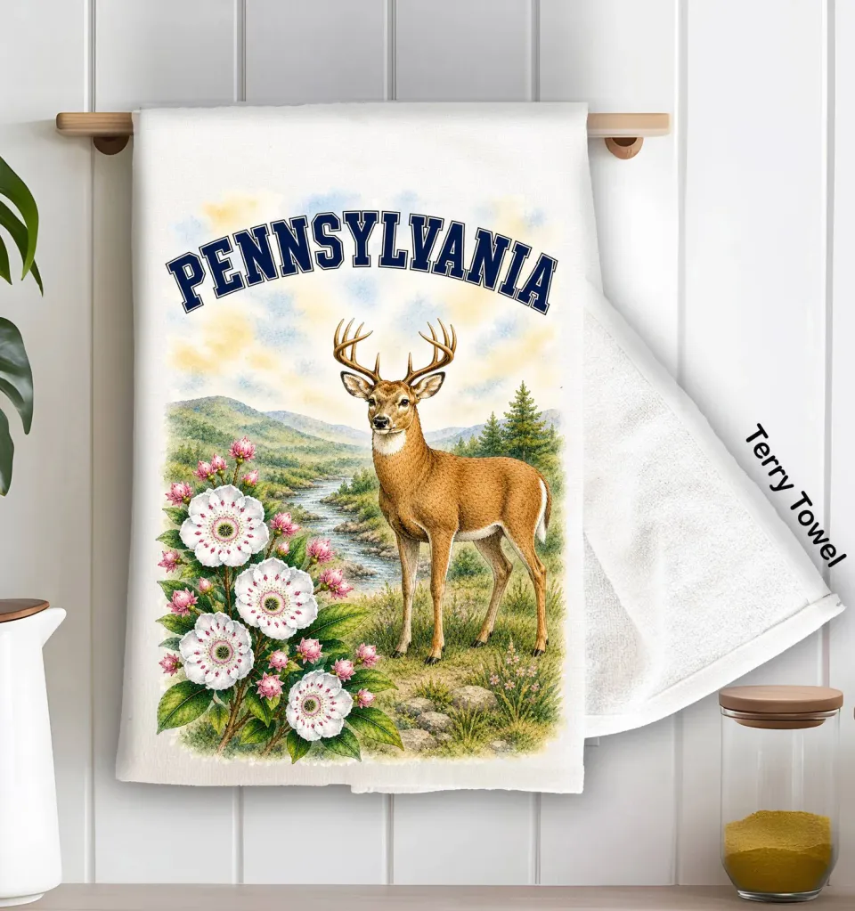 Avery Lane Gifts Pennsylvania State Bird viskestykke 71x46 cm