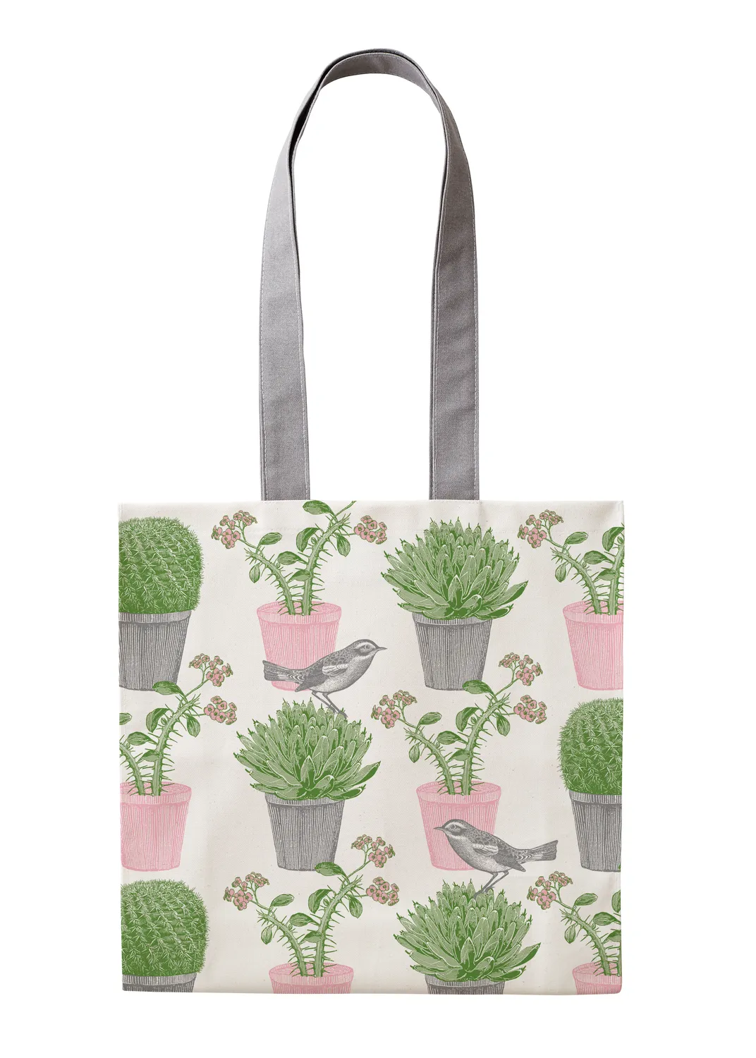 Thornback & Peel Cactus & Bird mulepose bomuldslærred