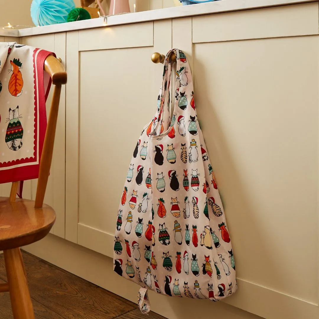 Ulster Weavers Christmas Cats mulepose rød foldbar
