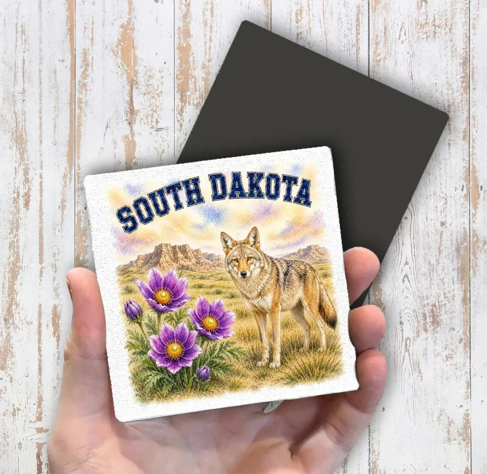 Avery Lane Gifts South Dakota State Bird køleskabsmagnet 10x10