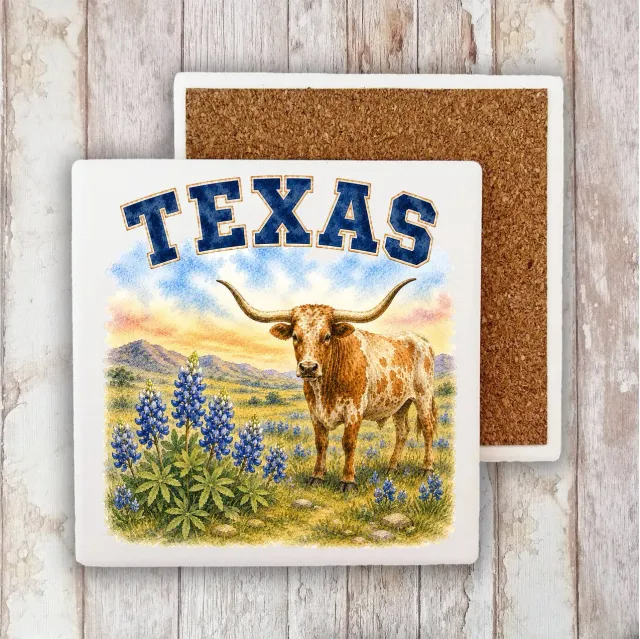 Avery Lane Gifts Texas bordskåner sten 10x10 cm