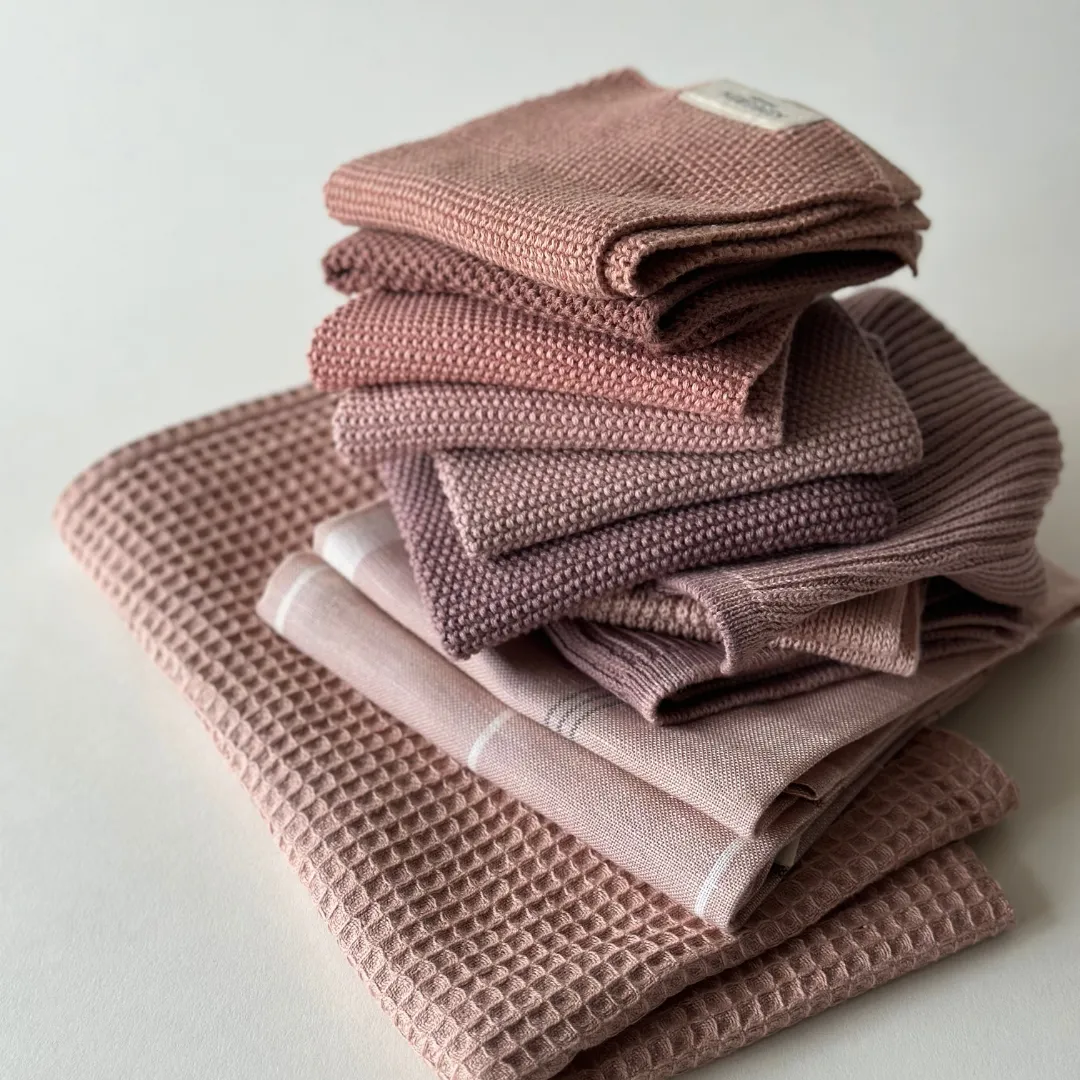 AspEgren Solid Mauve karklude 25x25 cm 2 stk økologiske