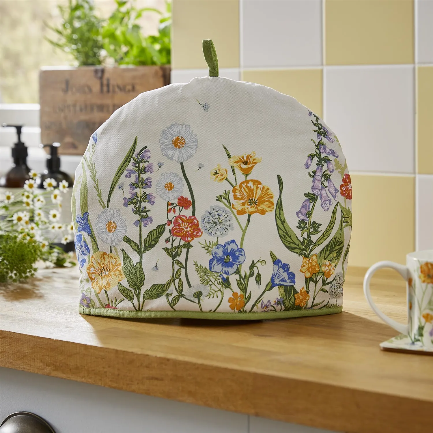 Ulster Weavers Cottage Garden tehætte flerfarvet bomuld
