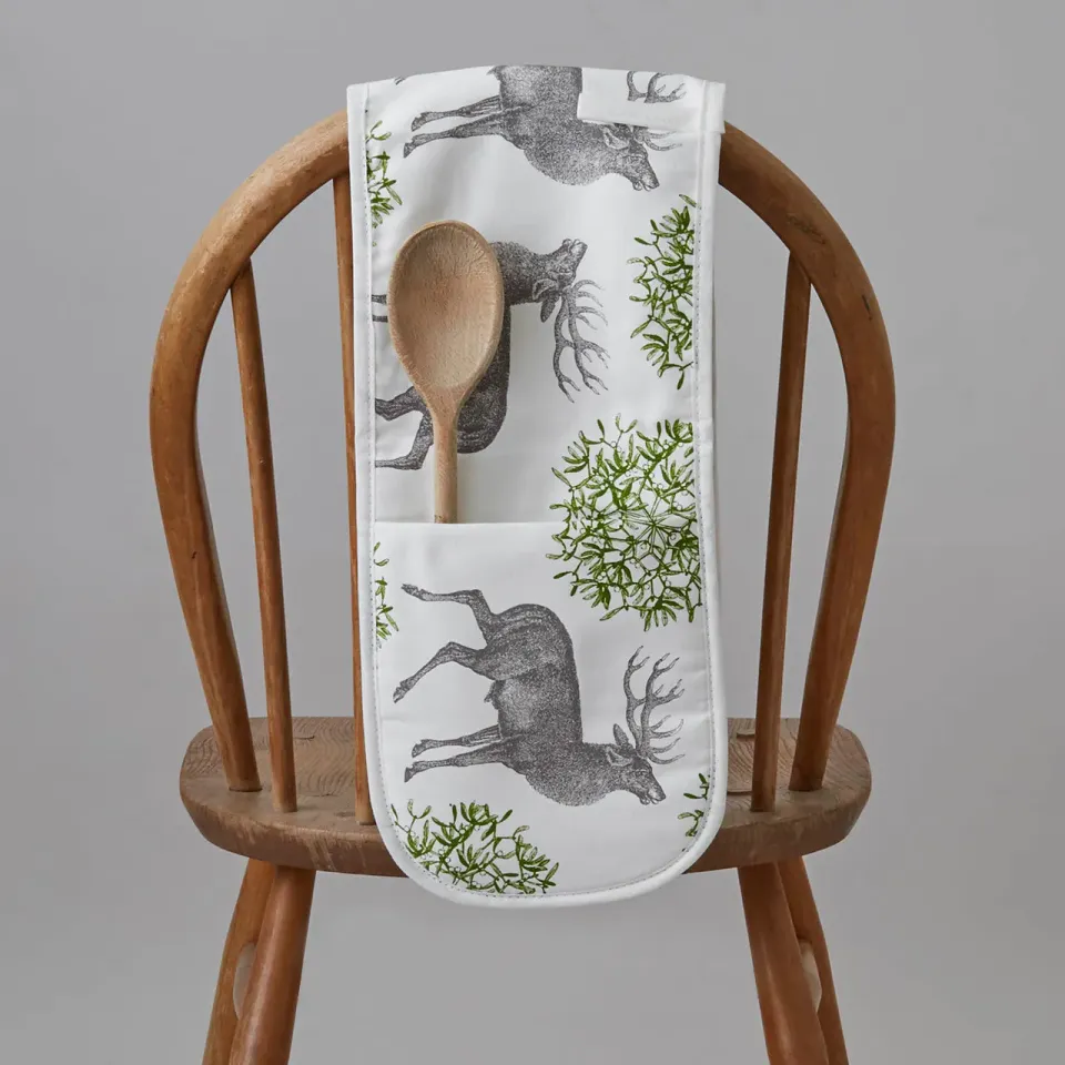 Thornback & Peel Stag & Mistletoe ovnhandske dobbelt bomuld