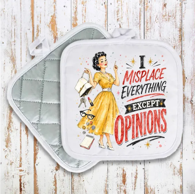 Avery Lane Gifts Opinions grydelap 20x20 cm sjov tekst