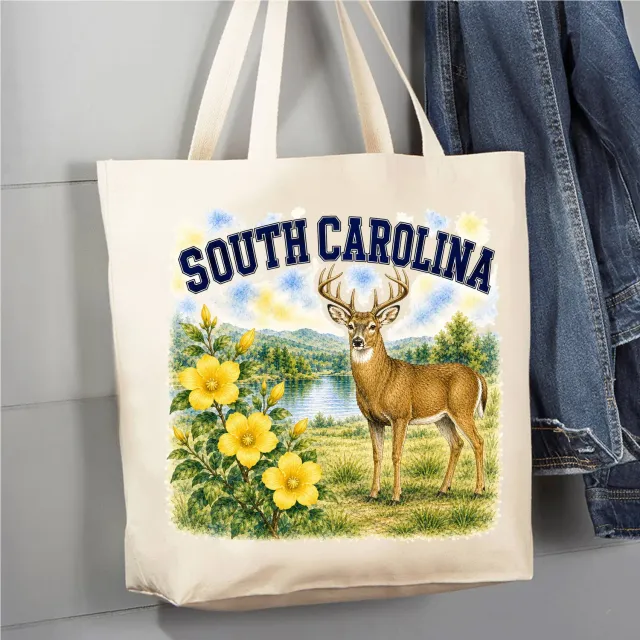Avery Lane Gifts South Carolina mulepose dyr bomuld