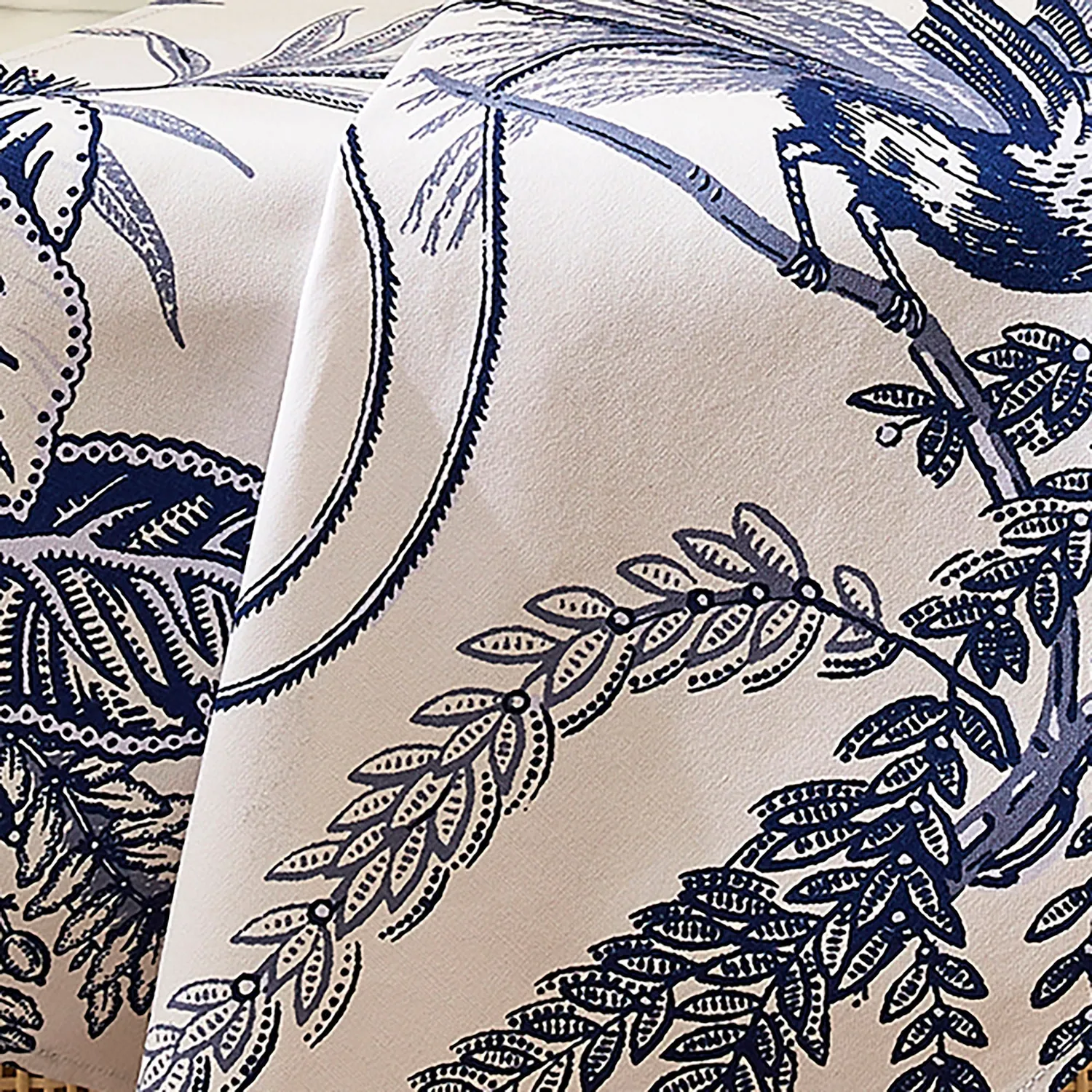 Ulster Weavers Willow Toile viskestykke blå 74x48 bomuld