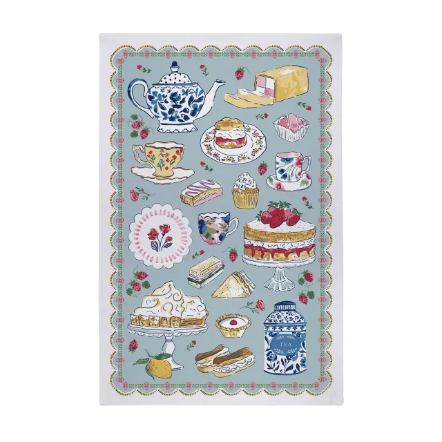 Ulster Weavers Afternoon Tea viskestykke multifarvet bomuld