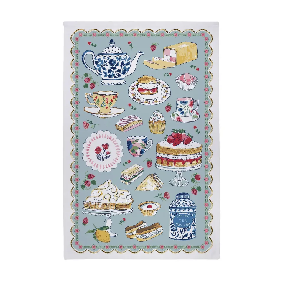 Ulster Weavers Afternoon Tea viskestykke multifarvet bomuld