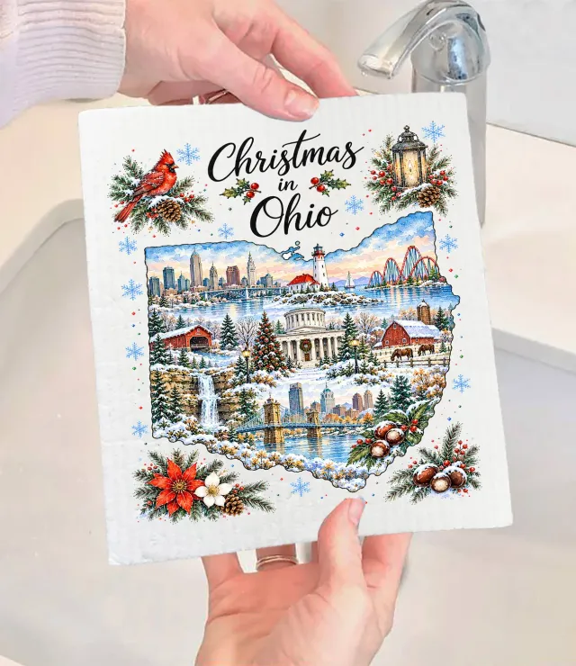 Avery Lane Gifts Christmas Ohio karklud svensk 17x20 cm