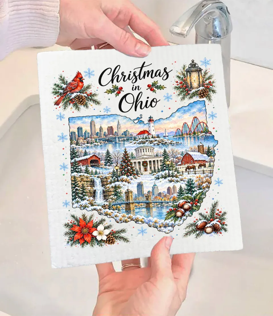 Avery Lane Gifts Christmas Ohio karklud svensk 17x20 cm