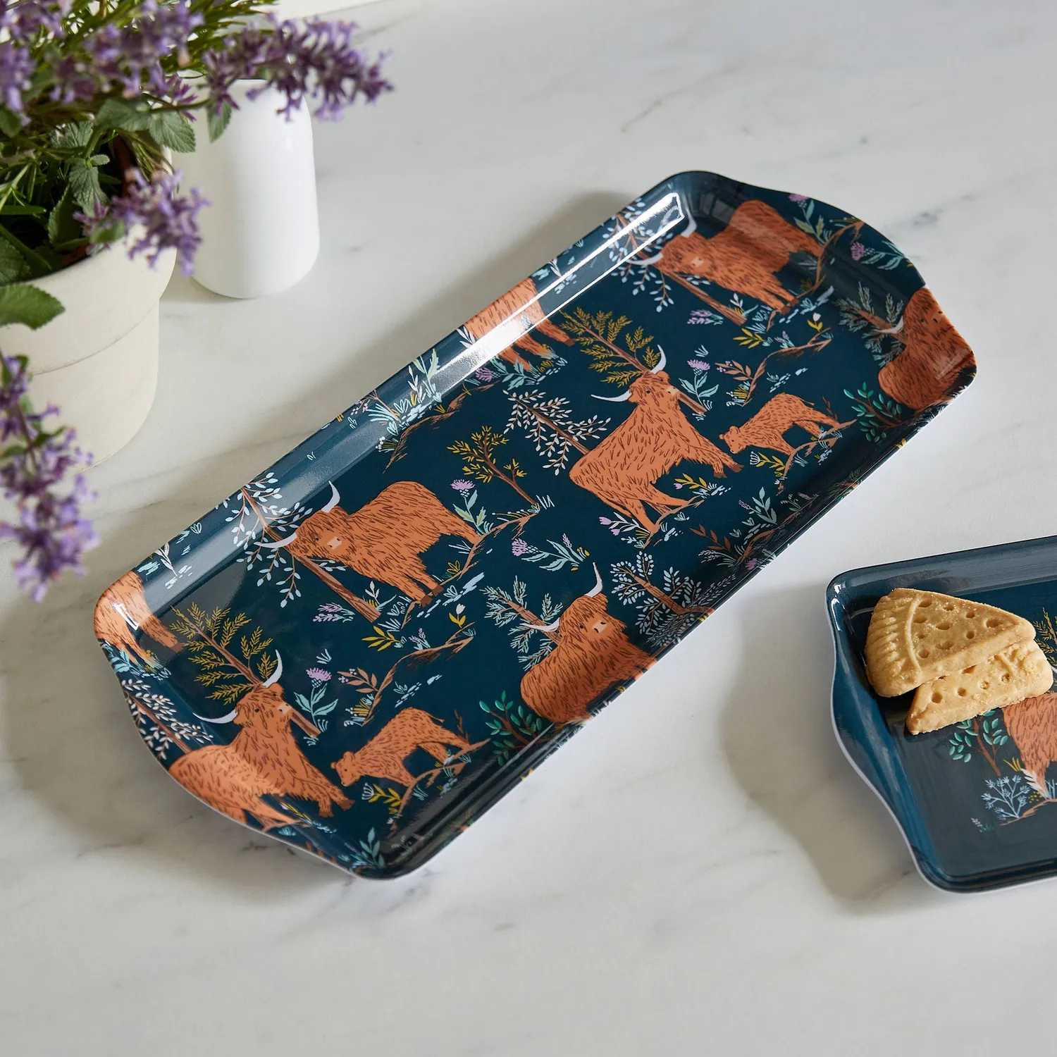Ulster Weavers Connie the Cow bakke navy 39 cm melamin