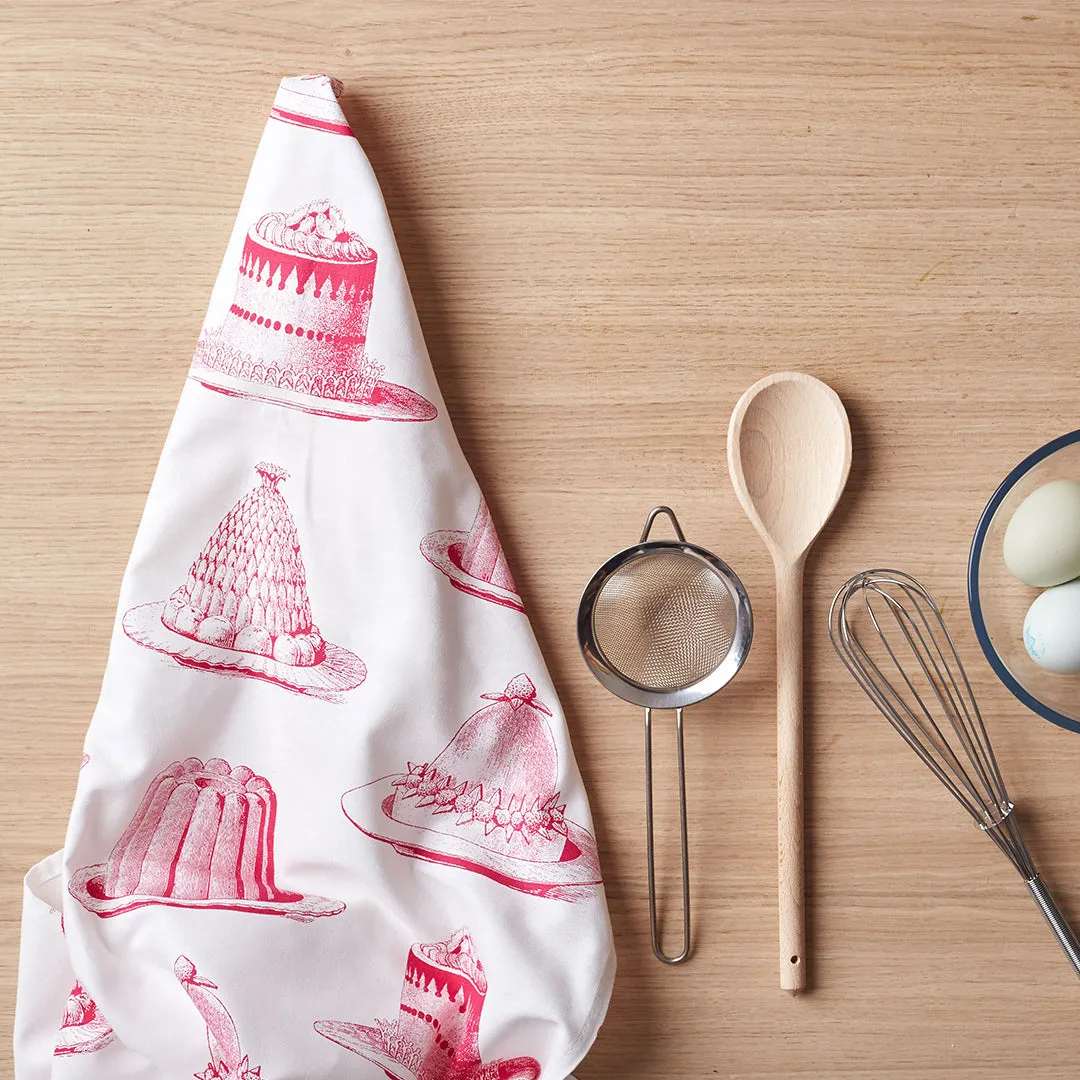 Thornback & Peel Jelly & Cake viskestykke 47x77 pink bomuld