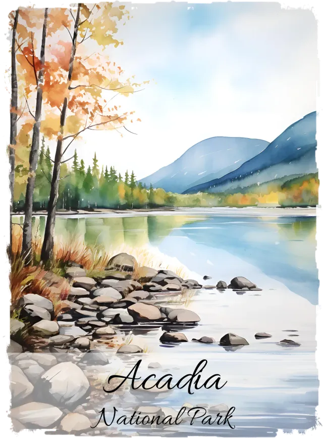 Avery Lane Gifts Acadia National Park souvenir Maine motiv