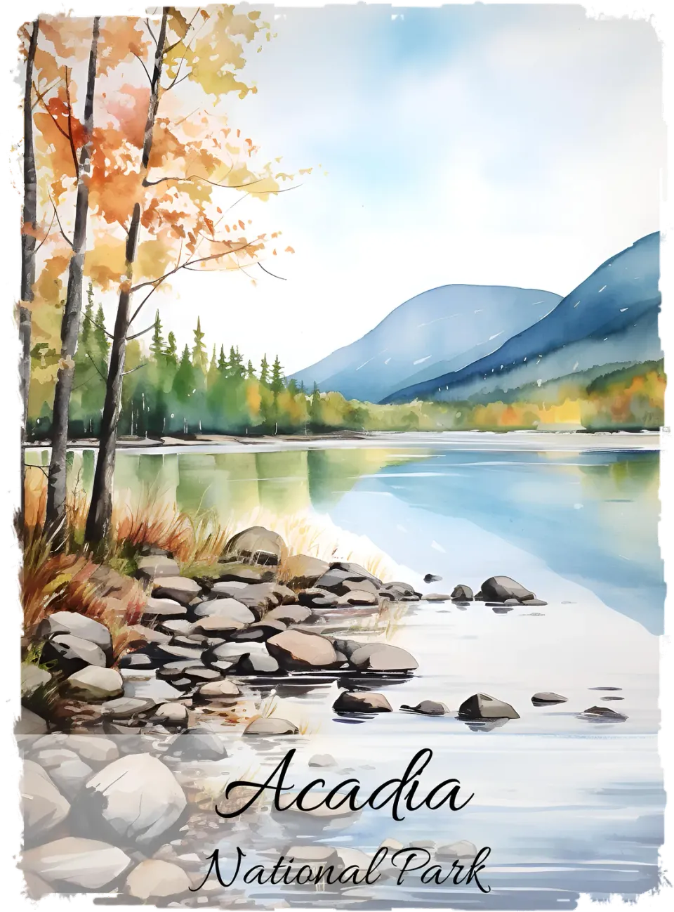 Avery Lane Gifts Acadia National Park souvenir Maine motiv