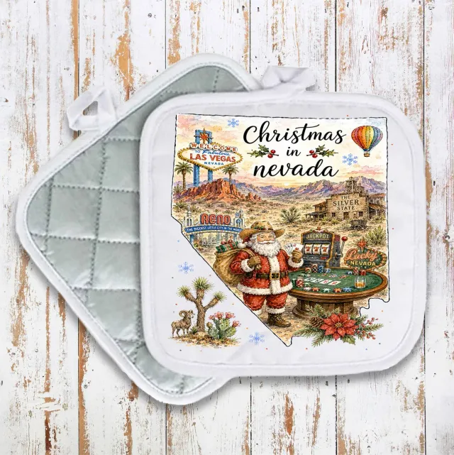 Avery Lane Gifts Nevada grydelap bomuld 20x20 cm jul