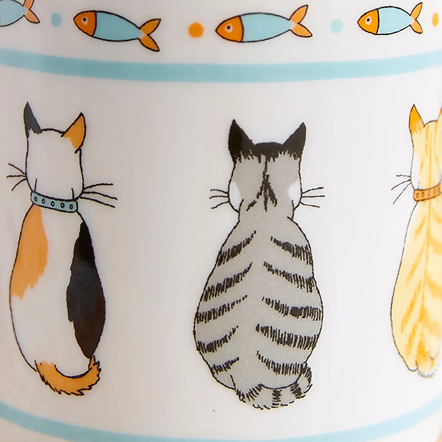 Ulster Weavers Cats in Waiting krus orange prikket