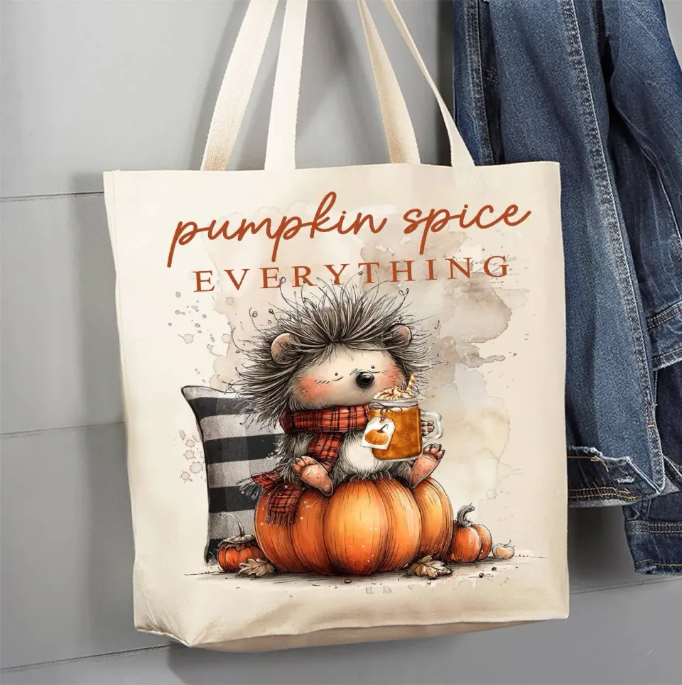Avery Lane Gifts Pumpkin Spice mulepose canvas efterår