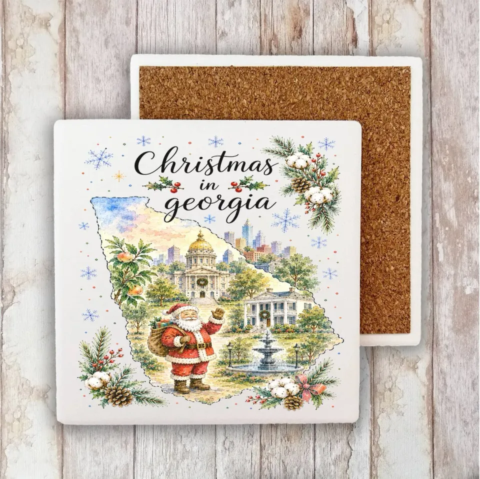 Avery Lane Gifts Georgia bordskåner jul sten 10x10 cm