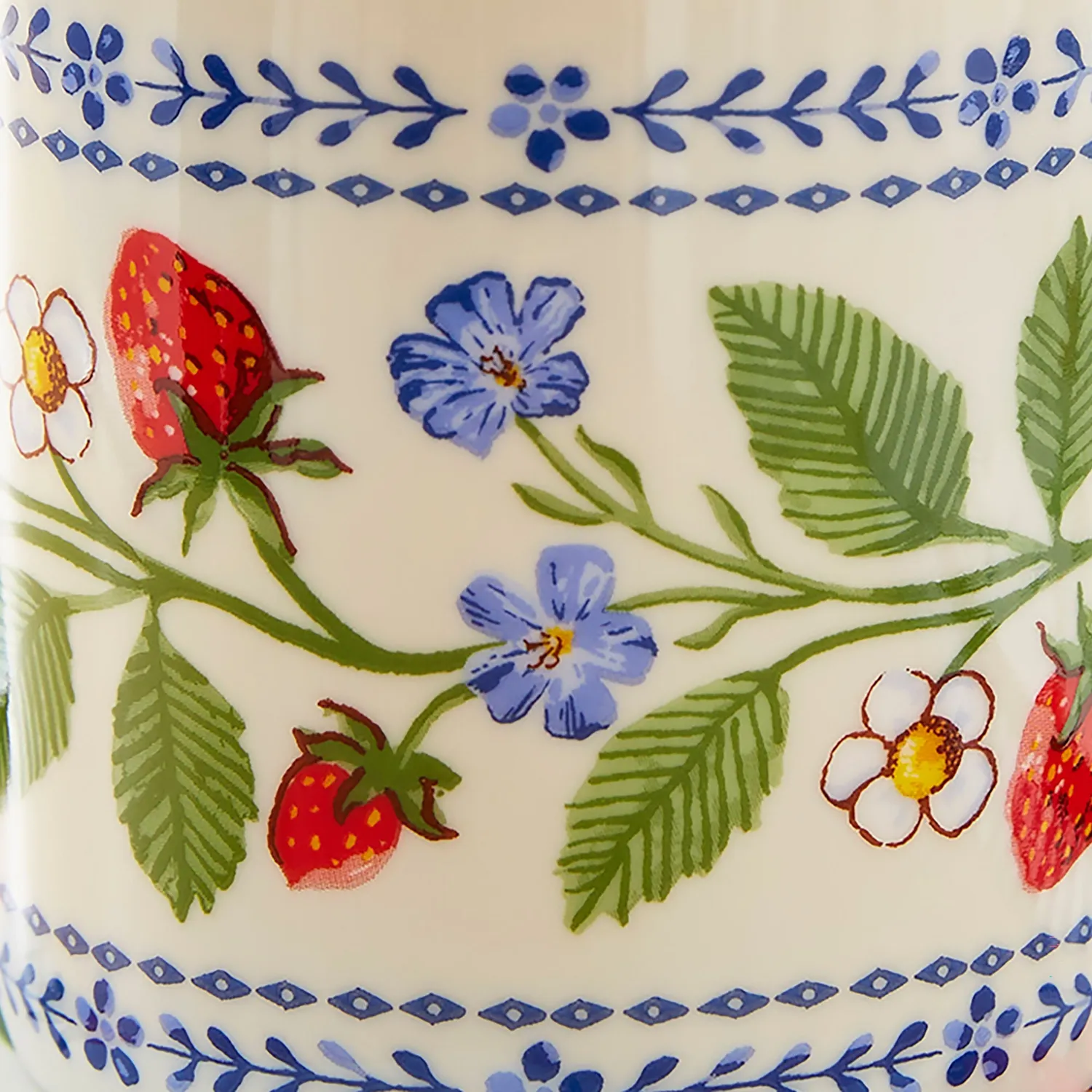 Ulster Weavers Strawberry Patch krus grøn porcelæn
