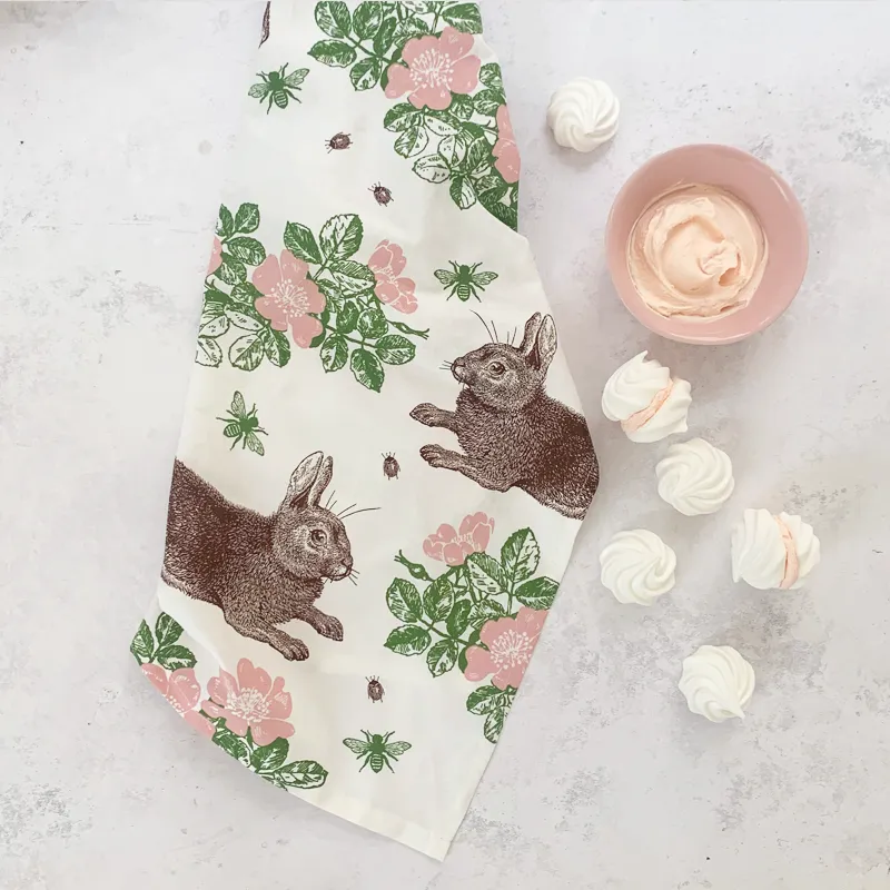 Thornback & Peel Rabbit & Rose viskestykke 47x77