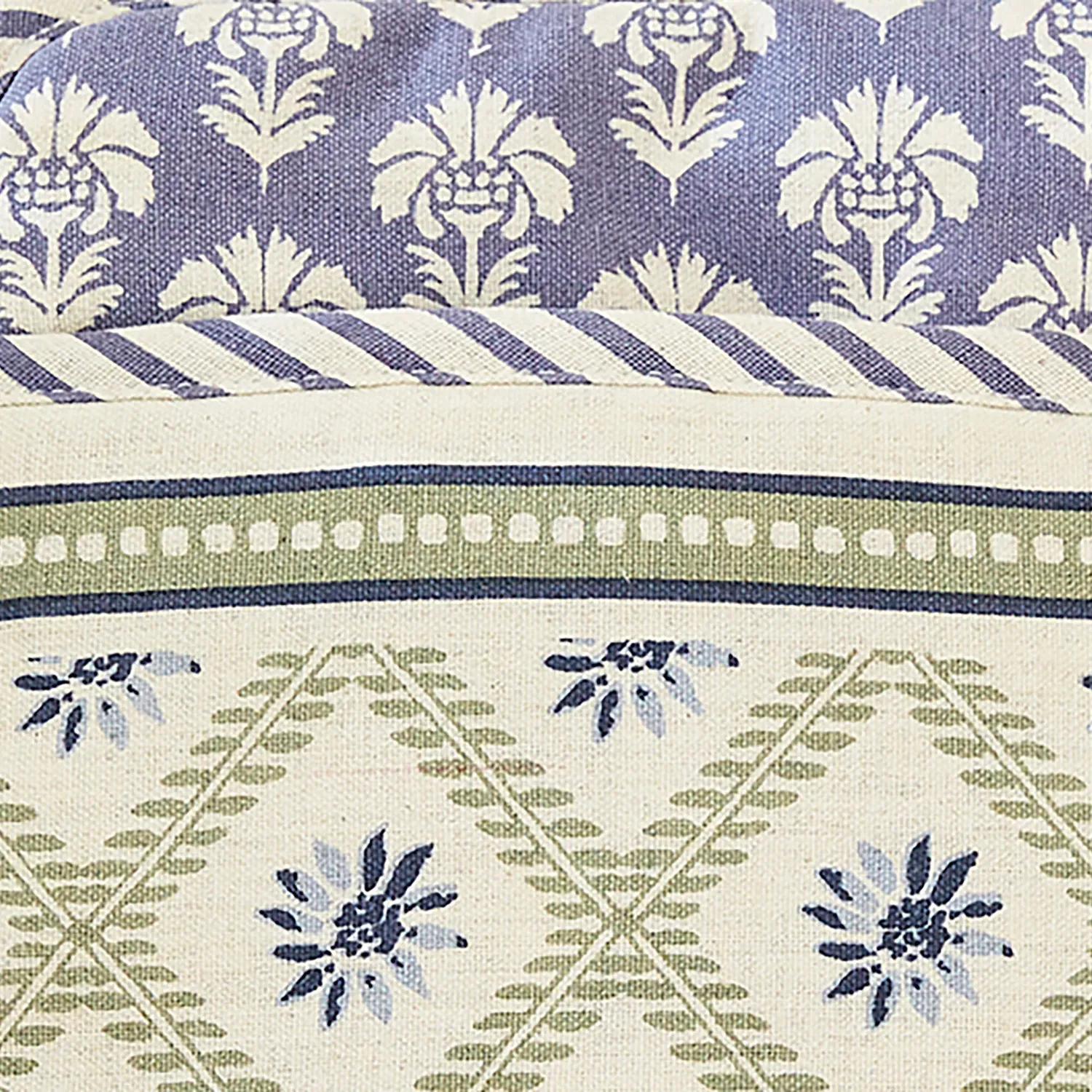 Ulster Weavers Coastal Treasures grydelap bomuld blå 24x21cm